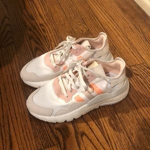 🌸Pink 🍑Peach 🥥White Women’s Nite Joggers